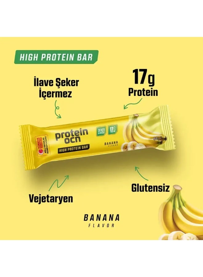 FlavaNaturals Protein Bar Banana Dream Flavor Low Sugar - Image 3